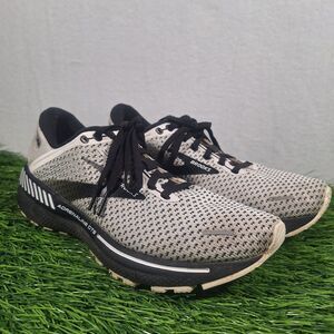 Brooks Adrenaline GTS 22 Women's Running Walking Shoes White Black Sz 8B